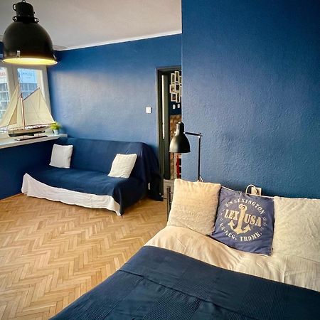 Super Apartament Blue Scisle Centrum Dwie Linie Metra Netflix Wifi 300 Mbs Panorama Miasta وارسو المظهر الخارجي الصورة