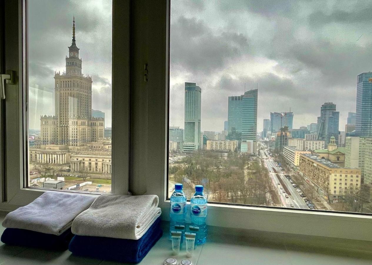 Super Apartament Blue Scisle Centrum Dwie Linie Metra Netflix Wifi 300 Mbs Panorama Miasta وارسو المظهر الخارجي الصورة