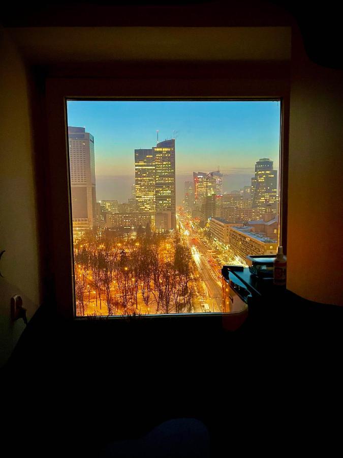 Super Apartament Blue Scisle Centrum Dwie Linie Metra Netflix Wifi 300 Mbs Panorama Miasta وارسو المظهر الخارجي الصورة