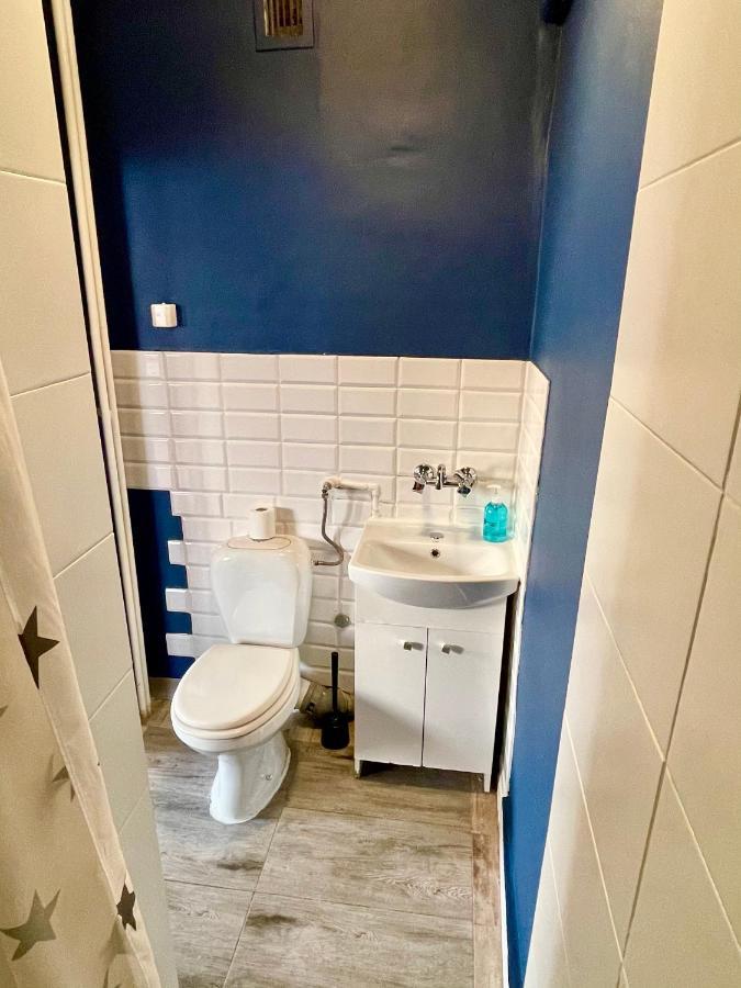 Super Apartament Blue Scisle Centrum Dwie Linie Metra Netflix Wifi 300 Mbs Panorama Miasta وارسو المظهر الخارجي الصورة